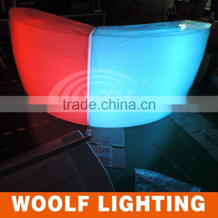 Outdoor Weatherproof Rechargeable Glow LED bar furniture