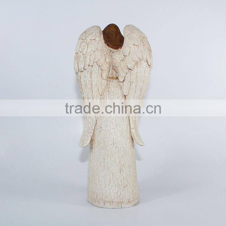 Polyresin religious angel figurine