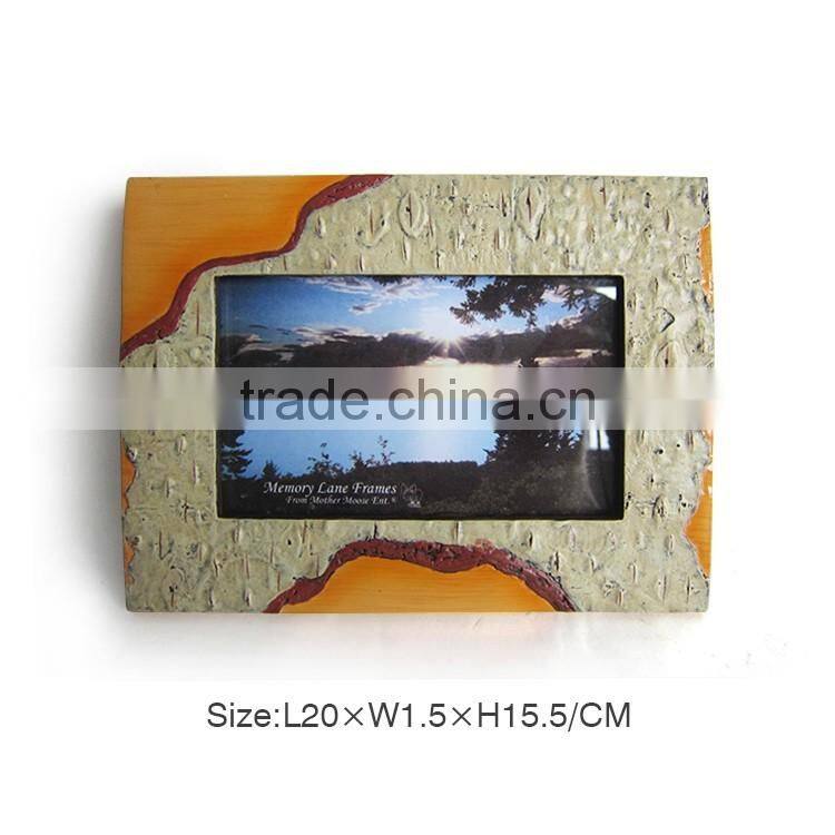 Cheap wood imitation picture photo frame