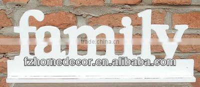 Very popular Decorative wood art wooden words love stand on the desk