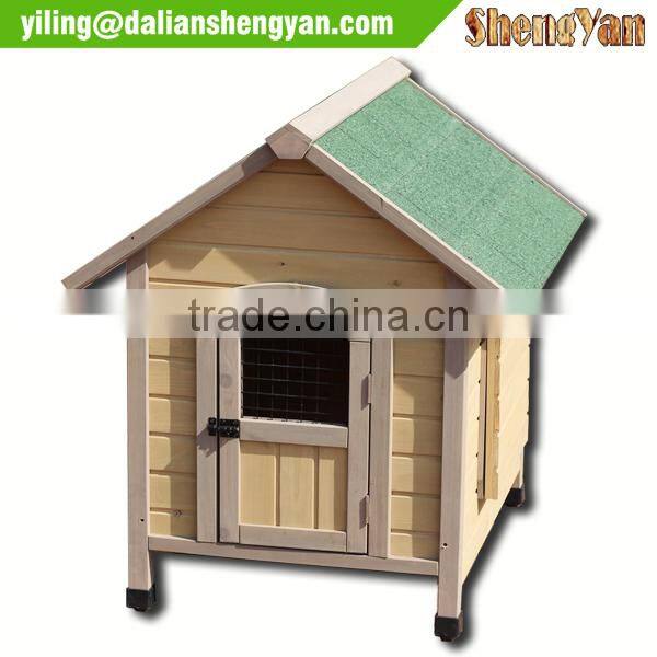 Cheap Simple Unfinished Sanded Outdoor Wood Dog Fence