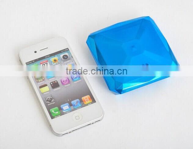 diamond shape portable power bank 7800mAh for smartphone