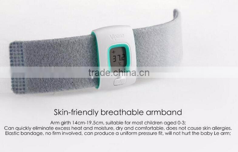 Smart Bluetooth Thermometer For Children, Mobile Remote Control Baby Monitor Wearable Bluetooth Househeld Electric Thermometer