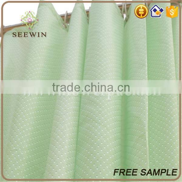 high quality transparent polyester shower curtain