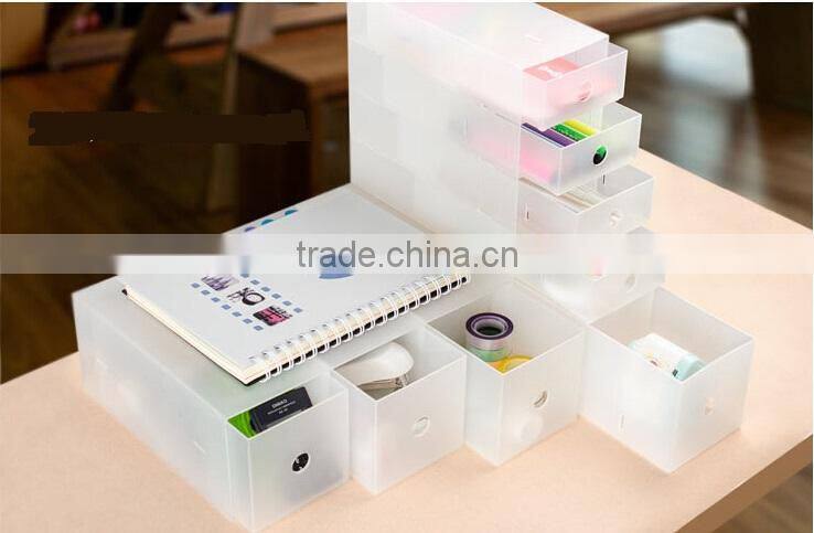 Dull Polish Combination Drawer Storage Box Plastic Drawer Storage Cabinet