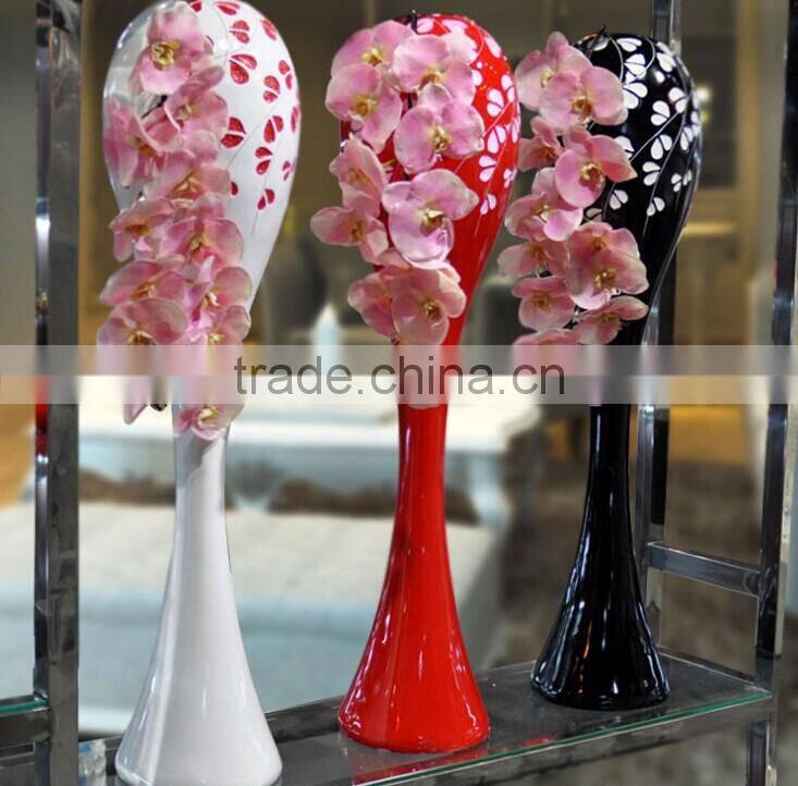 Resin antique modern landing decorative vases for wedding