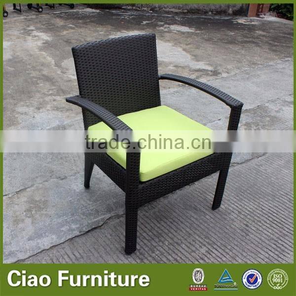 Rehua Wicker Dining Arm Chair With Cushion