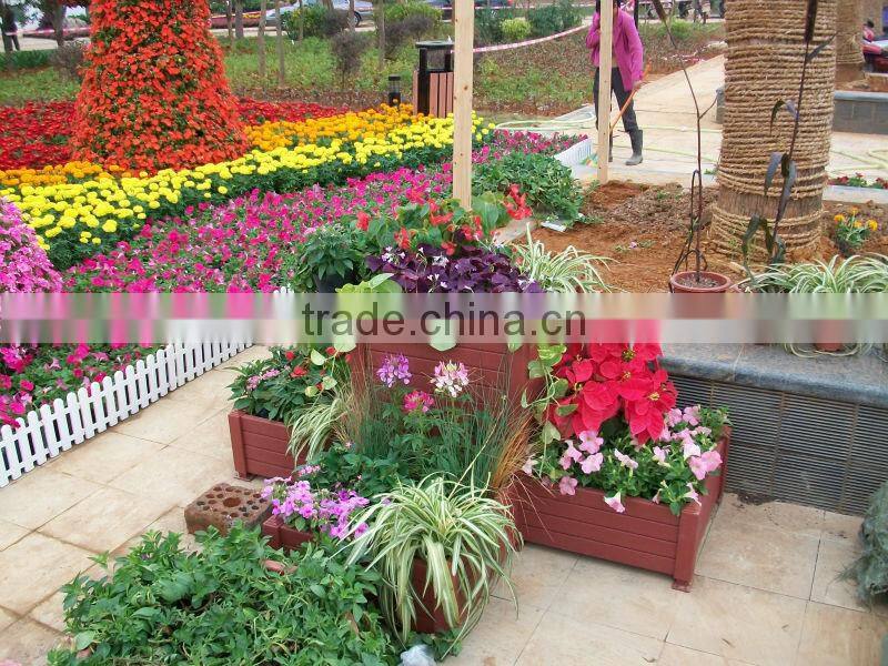 Alibaba new products vertical garden plastic square flower pot modular