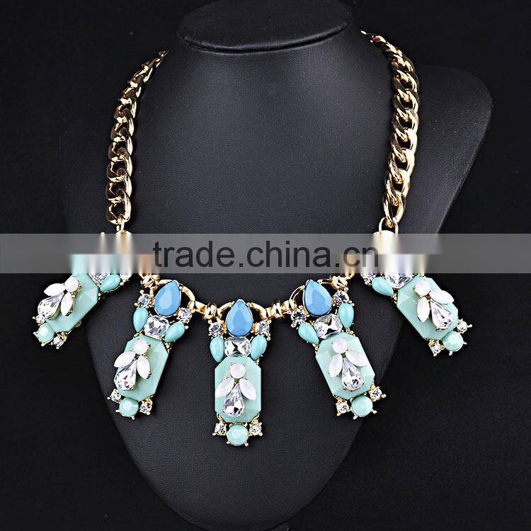 Delicacy handmade new design women fashion alloy jewelry necklace