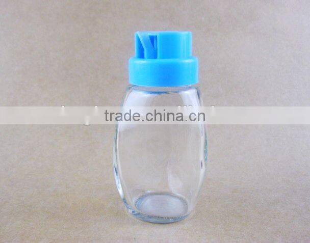 super quality spice bottle with lid / glass bottle