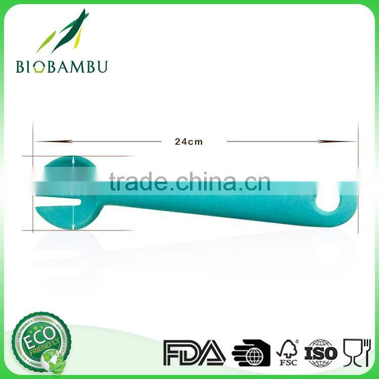 Natural Eco Friendly Colorful Bamboo Fiber Forks