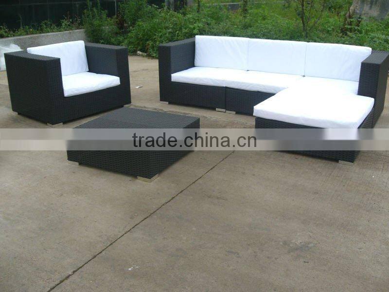 wicker outdoor sofa set / rattan furniture