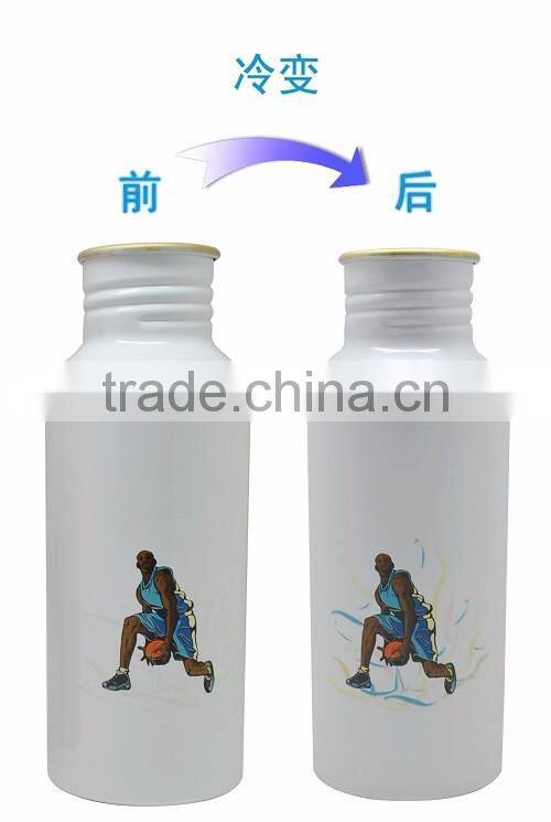 matt black sports aluminum bottle for wine drinking