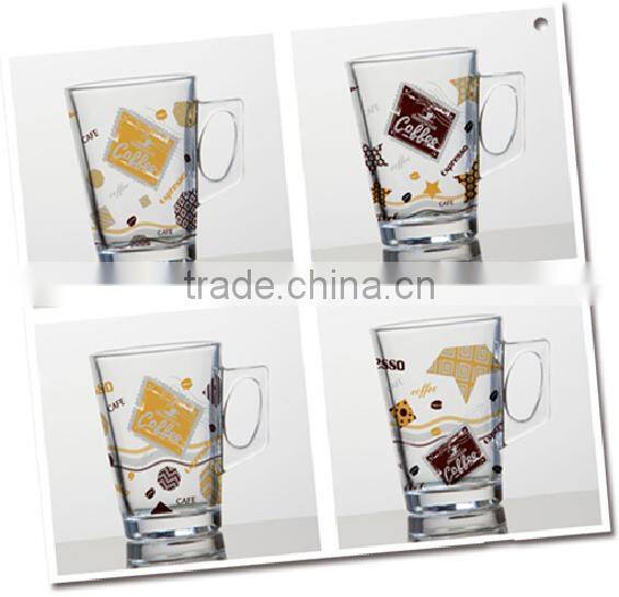 9oz 10OZ Irish glass coffee mug drinking glass cup set