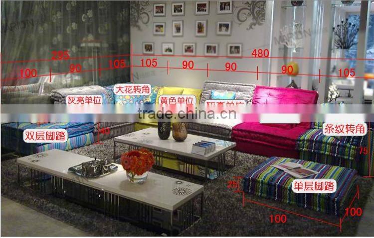 OZ221 Multi color optional colours fabric cover living room sofa