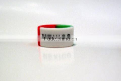 Customized various shape silicone finger ring