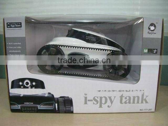 2013 new hot toys New Design WiFi Car Tank Iphone ,Ipad,Ipod Control Tank With Camera Wifi Remote Controlled Toy Car
