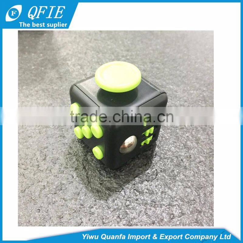 2017 hot new products Desk Finger Toys Mini Fidget Cube Squeeze Fun Stress Reliever