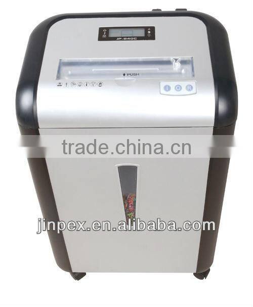 paper and plastic shredder JP-840C