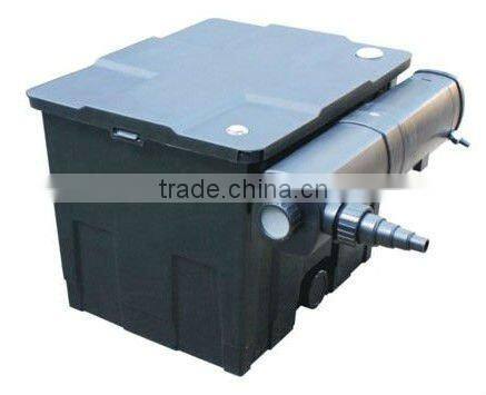 Aquaculture arrayed bio-filter ponds for water treatment pond biological filter