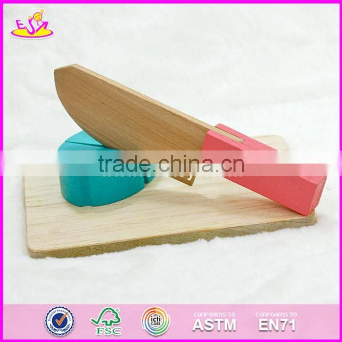 2017 Top fashion children cutting wooden food toys W10B173-S
