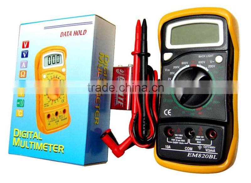 EM820BL 3-1/2'' Digital multimeter/standard digital multimeter