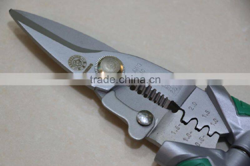 Berrylion 8"/200mm Crimping Plier Wire stripper Multifunction Electrical Cutter