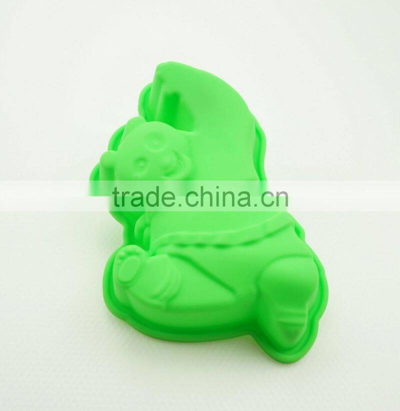 11182 bear shape silicone chocolate mould,soap mold,diy cake mould