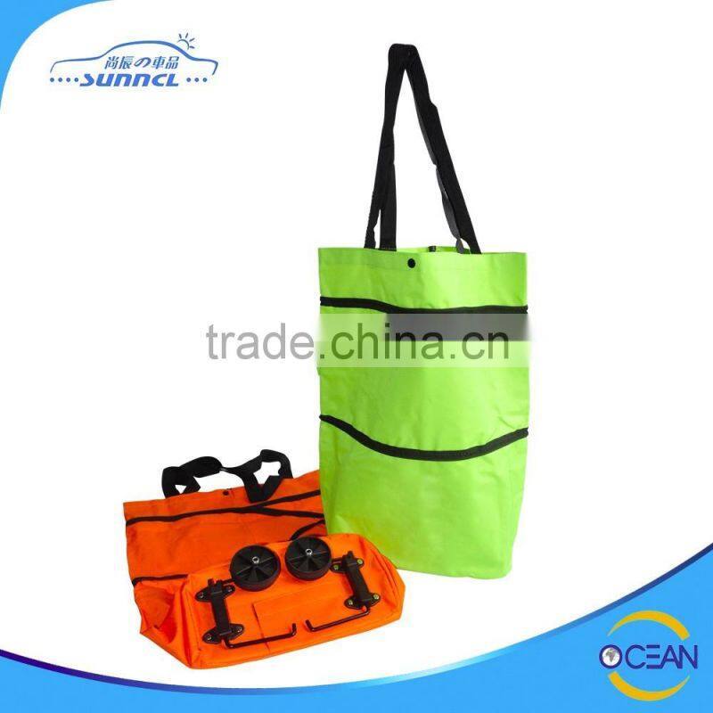 Light Weight Convenient Foldable Leaves King Trolley Travel Bag With Chair