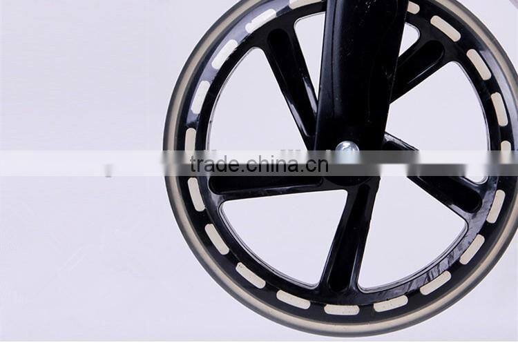 hot sale adult freestyle kick folding scooter with 2 PU wheels