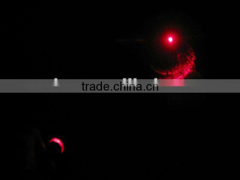 801 White LED Flashlight with Laser Pointer