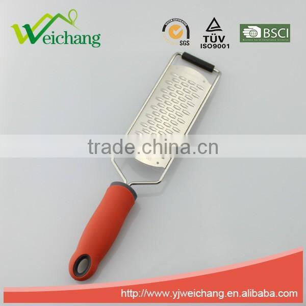WCR216 New design grater manual grater ETCHING GRATER vegetable kitchen graters with TPR handle