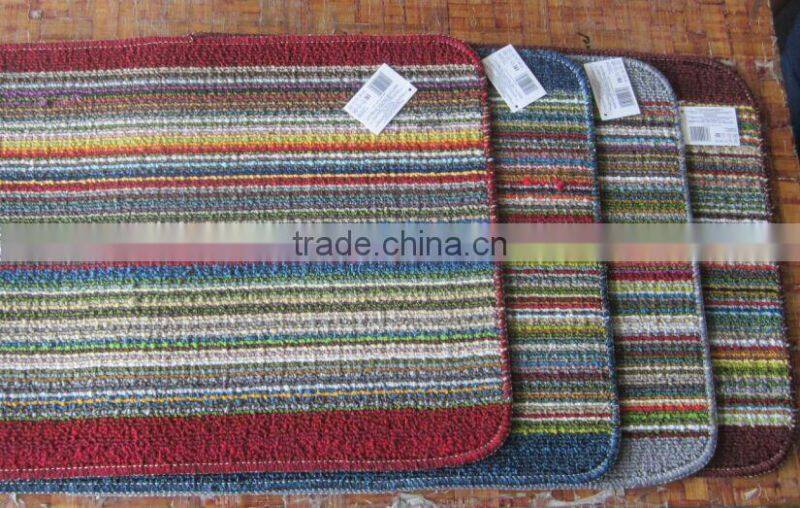 Durable antique pvc floor covering door mats plastic carpet