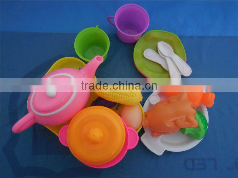 2016 new fashion Deluxe kitchen play toy food tea set for boys