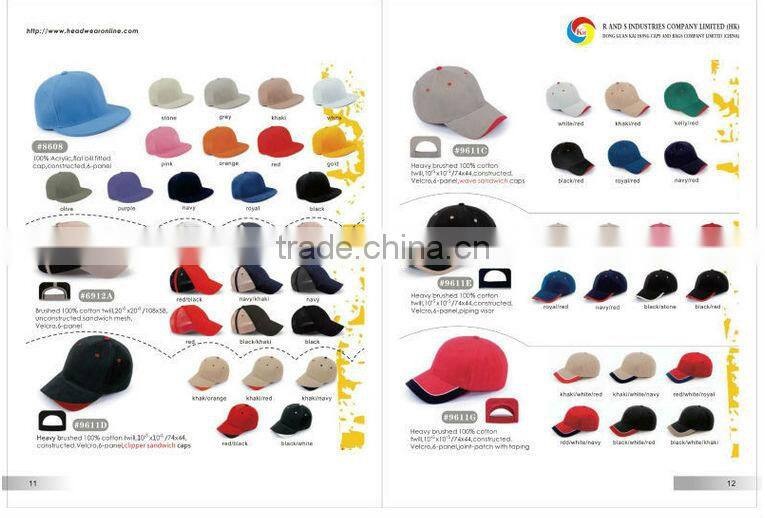 New Style Custom PVC Fluorescence Kid's Baseball Caps China Factory