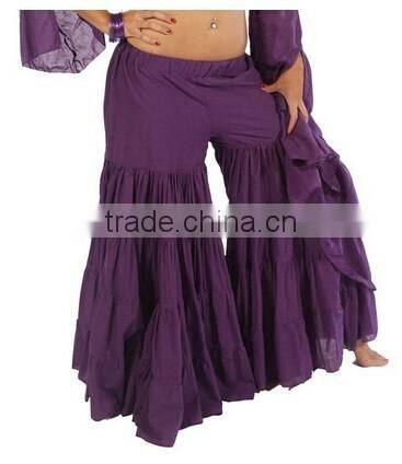 Tribal fusion skirt pants for belly dance