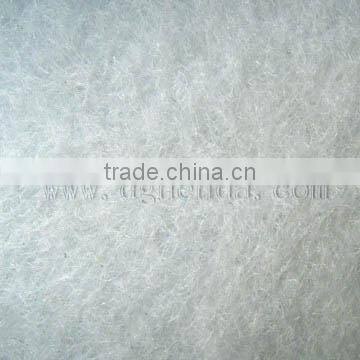 White 4mm PET needle punch non-woven fabric for shoes,mattress