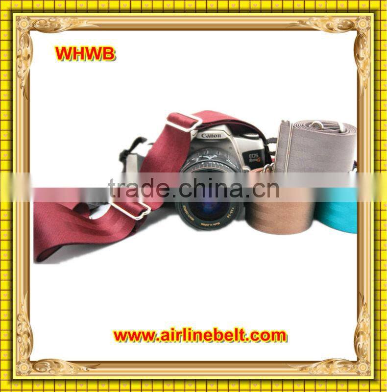 Premium seatbelt camera straps