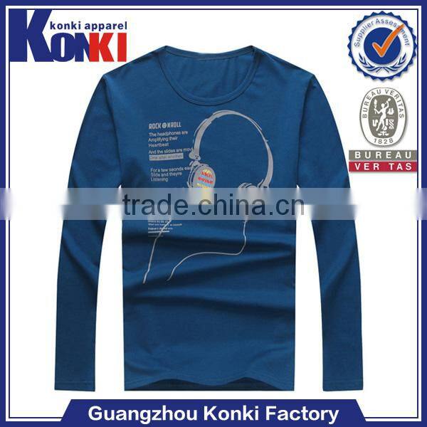 Anti-Wrinkle athletic fit long sleeve t shirts