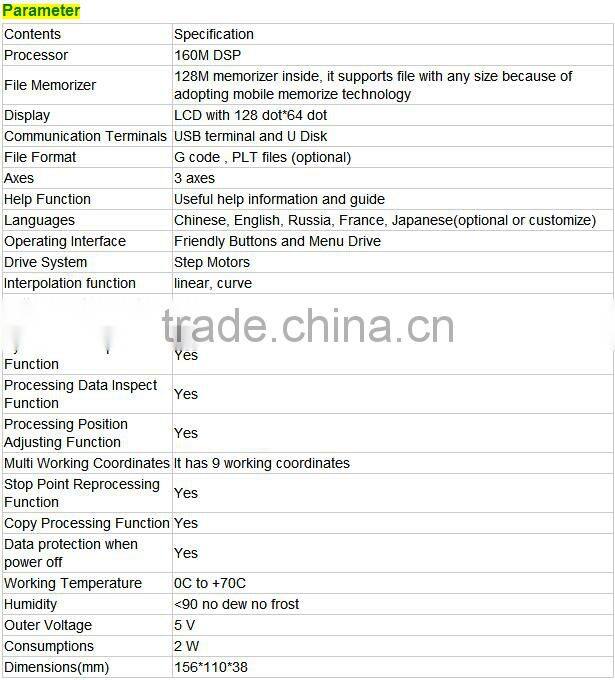 Free shipping rich auto DSP controller for CNC