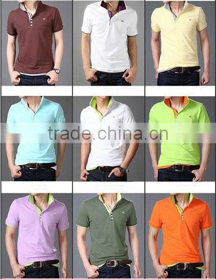 Custom small quantities printed t-shirts mens, short sleeve t-shirt