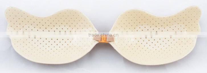 Deep cleavage v sexy invisible strapless shelf bra