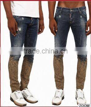 Biker Jeans Fashion Denim trousers(LOTK013)