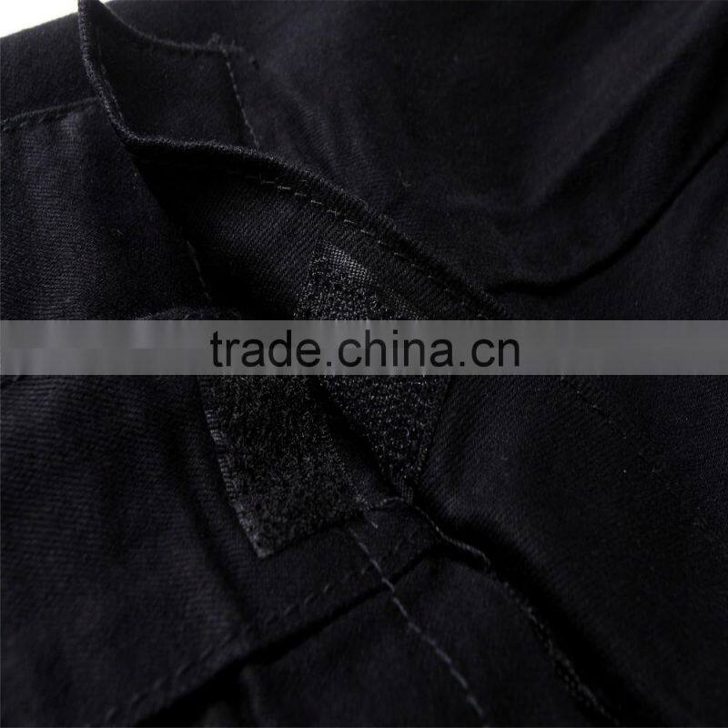 2016 Hot men's fashion men's jeans brand cyclists hole zipper jeans personality male personality beggar pants