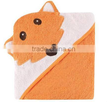 China supplier applique cotton terry fabric swaddle newborn organic cotton baby blanket