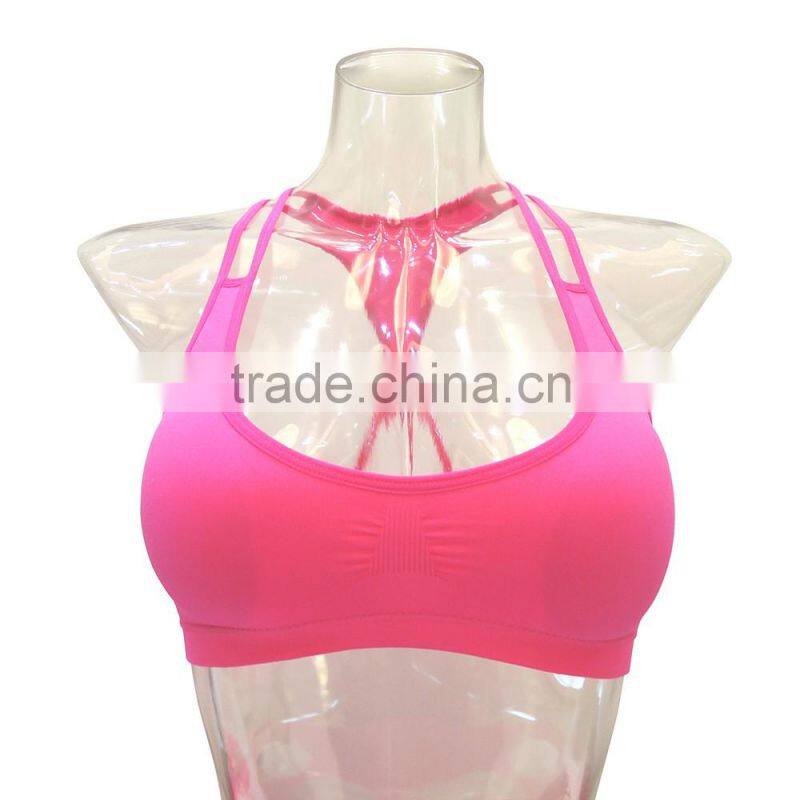 New seamless sports wears women lingerie ladies yoga wear bra lingerie sexy fitness bra