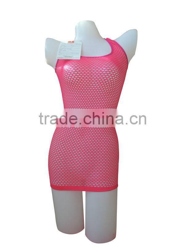 nice quality new style seamless woman underwear sexy lingerie ladies mesh hole racer back camisole