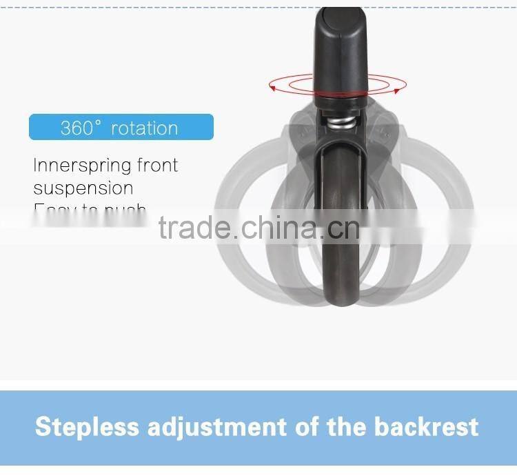 China manufacutured aluminium alloy light baby stroller