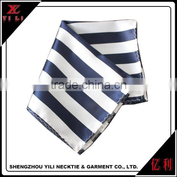 2016 Fashion Stripe design Soft Mens cheap handkerchiefs