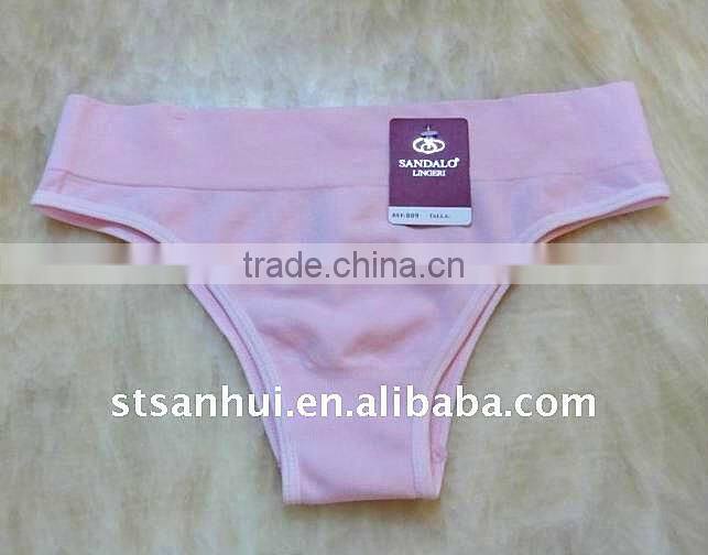 Factory wholesale stylish design woman seamless underwear